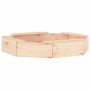 Sandpit with octagonal solid pine wood seats by , sandboxes - Ref: Foro24-825009, Price: 53,51 €, Discount: %