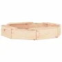 Sandpit with octagonal solid pine wood seats by , sandboxes - Ref: Foro24-825009, Price: 52,82 €, Discount: %