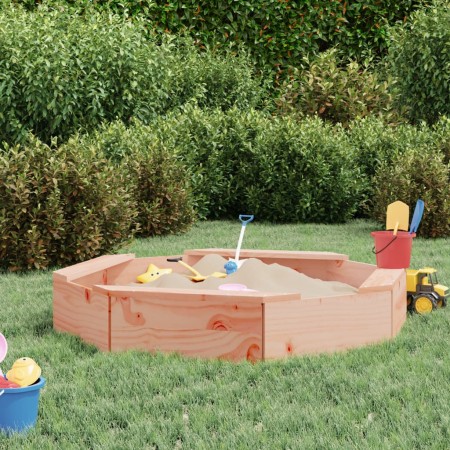 Sandkasten mit achteckigen Sitzen massives Douglasienholz von , Sandkästen - Ref: Foro24-825014, Preis: 54,27 €, Rabatt: %