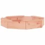 Sandbox with octagonal solid fir Douglas wood seats by , sandboxes - Ref: Foro24-825014, Price: 53,58 €, Discount: %