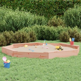 Sandkasten mit achteckigen Sitzen massives Douglasienholz von , Sandkästen - Ref: Foro24-825028, Preis: 128,44 €, Rabatt: %