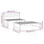 Gartengarnitur 2-teilig Massivholz aus schwarzem Kiefernholz von , Modulare Sofas für den Außenbereich - Ref: Foro24-825727, ...