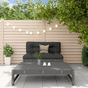 2-teiliges Gartenmöbel-Set Kiefernholz massiv grau von , Modulare Sofas für den Außenbereich - Ref: Foro24-825725, Preis: 194...