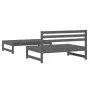 2-teiliges Gartenmöbel-Set Kiefernholz massiv grau von , Modulare Sofas für den Außenbereich - Ref: Foro24-825725, Preis: 194...