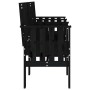 Gartenbank mit 2-Sitzer-Tisch Kiefernholz massiv schwarz von , Gartenbänke - Ref: Foro24-825153, Preis: 174,63 €, Rabatt: %