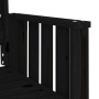 Garden bench with table, 2 seats, solid black pine wood. by , garden benches - Ref: Foro24-825153, Price: 174,63 €, Discount: %