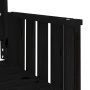 Garden bench with table, 2 seats, solid black pine wood. by , garden benches - Ref: Foro24-825153, Price: 172,36 €, Discount: %