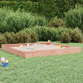 Sandkasten mit quadratischen Sitzen Massivholz Douglasie von , Sandkästen - Ref: Foro24-825049, Preis: 131,74 €, Rabatt: %