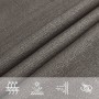 Toldo de vela HDPE gris antracita 160 g/m² 4,5x4,5x4,5 m
