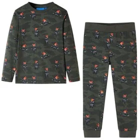 Long-sleeved khaki children's pajamas size 116 by , Children's pajamas - Ref: Foro24-12686, Price: 12,50 €, Discount: %