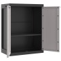 Outdoor Stauschrank PP grau und schwarz 65x37x85 cm von , Schließfächer und Lagerschränke - Ref: Foro24-364199, Preis: 121,80...