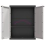 Outdoor Stauschrank PP grau und schwarz 65x37x85 cm von , Schließfächer und Lagerschränke - Ref: Foro24-364199, Preis: 121,80...