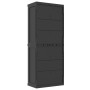 Outdoor Stauschrank PP grau und schwarz 65x37x165 cm von , Schließfächer und Lagerschränke - Ref: Foro24-364200, Preis: 169,9...