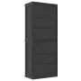Outdoor storage cabinet in gray and black PP 65x37x165 cm by , Lockers and storage cabinets - Ref: Foro24-364200, Price: 180,...
