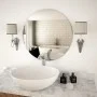 Runder Glaswandspiegel 60 cm von vidaXL, Spiegel - Ref: Foro24-245704, Preis: 45,87 €, Rabatt: %