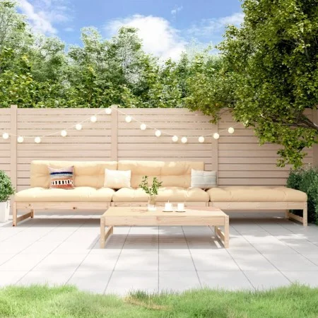 Juego de muebles de jardín 4 piezas madera maciza de pino by , Garden sets - Ref: Foro24-3186592, Price: 288,28 €, Discount: %