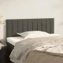 Cabecero de terciopelo gris oscuro 90x5x78/88 cm de , Cabeceros y pies de cama - Ref: Foro24-346223, Precio: 38,64 €, Descuen...