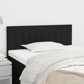 Black fabric headboard 80x5x78/88 cm by , Headboards and footboards - Ref: Foro24-346202, Price: 30,06 €, Discount: %