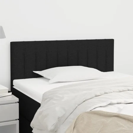 Cabecero de tela negro 80x5x78/88 cm de , Cabeceros y pies de cama - Ref: Foro24-346202, Precio: 30,06 €, Descuento: %