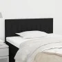 Cabecero de tela negro 80x5x78/88 cm de , Cabeceros y pies de cama - Ref: Foro24-346202, Precio: 30,06 €, Descuento: %