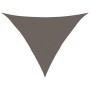 Toldo de vela gris antracita HDPE 160 g/m² 5x5x6 m