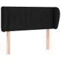 Kopfteil aus schwarzem Stoff, 83 x 23 x 78/88 cm von , Kopf- und Fußteile - Ref: Foro24-3117358, Preis: 44,18 €, Rabatt: %
