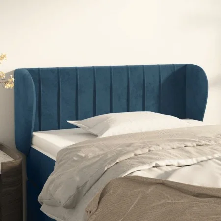 Dunkelblaues Samtkopfteil 93x23x78/88 cm von , Kopf- und Fußteile - Ref: Foro24-3117422, Preis: 62,79 €, Rabatt: %