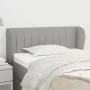 Cabecero de tela gris claro 93x23x78/88 cm de , Cabeceros y pies de cama - Ref: Foro24-3117364, Precio: 63,36 €, Descuento: %