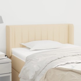 Cream fabric headboard 83x16x78/88 cm by , Headboards and footboards - Ref: Foro24-3118985, Price: 43,58 €, Discount: %