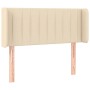 Kopfteil aus cremefarbenem Stoff, 83 x 16 x 78/88 cm von , Kopf- und Fußteile - Ref: Foro24-3118985, Preis: 43,58 €, Rabatt: %