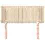 Kopfteil aus cremefarbenem Stoff, 83 x 16 x 78/88 cm von , Kopf- und Fußteile - Ref: Foro24-3118985, Preis: 43,58 €, Rabatt: %
