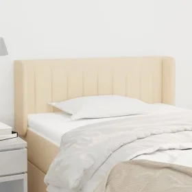 Cream fabric headboard 93x16x78/88 cm by , Headboards and footboards - Ref: Foro24-3118993, Price: 45,92 €, Discount: %