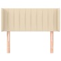 Kopfteil aus cremefarbenem Stoff, 93 x 16 x 78/88 cm von , Kopf- und Fußteile - Ref: Foro24-3118993, Preis: 47,13 €, Rabatt: %