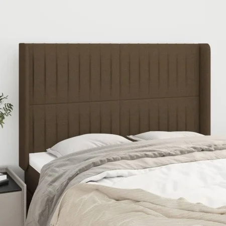 Headboard with light gray fabric ears 147x16x118/128 cm by , Headboards and footboards - Ref: Foro24-3119819, Price: 110,58 €...