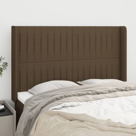 Kopfteil mit hellgrauen Stoffohren 147x16x118/128 cm von , Kopf- und Fußteile - Ref: Foro24-3119819, Preis: 112,29 €, Rabatt: %