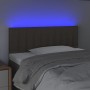 Headboard with LED in taupe gray fabric 90x5x78/88 cm by , Headboards and footboards - Ref: Foro24-3121836, Price: 45,23 €, D...
