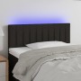 Kopfteil aus schwarzem Stoff mit LED 90x5x78/88 cm von , Kopf- und Fußteile - Ref: Foro24-3121834, Preis: 36,41 €, Rabatt: %