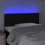 Kopfteil aus schwarzem Stoff mit LED 90x5x78/88 cm von , Kopf- und Fußteile - Ref: Foro24-3121834, Preis: 36,41 €, Rabatt: %