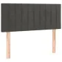 Box spring bed with dark gray velvet mattress 90x190 cm by , Beds and slatted bases - Ref: Foro24-3127584, Price: 292,63 €, D...