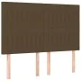 Box spring bed with dark brown fabric mattress 140x200 cm by , Beds and slatted bases - Ref: Foro24-3128688, Price: 495,08 €,...