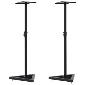 Studio speaker stands 2 units black steel by vidaXL, Speaker stands - Ref: Foro24-70083, Price: 76,97 €, Discount: %