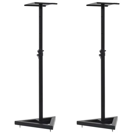 Soportes para altavoces de estudio 2 unidades acero negro de vidaXL, Soportes para altavoces - Ref: Foro24-70083, Precio: 76,...