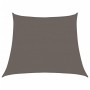 Toldo de vela gris antracita HDPE 160 g/m² 3/4x3 m