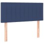 Boxspringbettmatratze und LED-Leuchten aus blauem Stoff 90x200 cm von , Betten und Lattenroste - Ref: Foro24-3133291, Preis: ...