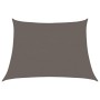 Toldo de vela gris antracita HDPE 160 g/m² 4/5x3 m