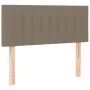 Box spring bed with taupe gray fabric mattress 90x200 cm by , Beds and slatted bases - Ref: Foro24-3140189, Price: 302,78 €, ...
