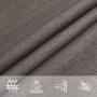 Toldo de vela gris antracita HDPE 160 g/m² 4/5x3 m