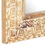 Hand carved mirror solid mango wood 110x50x2.6 cm by , Mirrors - Ref: Foro24-321646, Price: 131,30 €, Discount: %