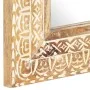 Hand carved mirror solid mango wood 110x50x2.6 cm by , Mirrors - Ref: Foro24-321646, Price: 129,28 €, Discount: %