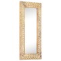 Hand carved mirror solid mango wood 110x50x2.6 cm by , Mirrors - Ref: Foro24-321646, Price: 131,30 €, Discount: %